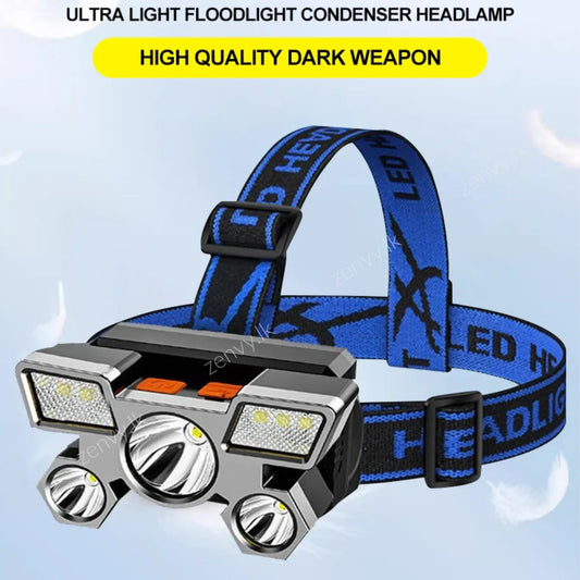 Buy 5 LED Rechargeable Headlamp Online in Sri Lanka | Zenvy.lk