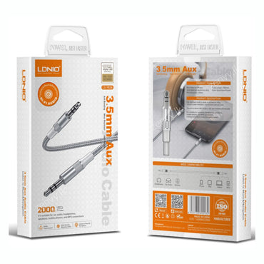 Buy LDNIO 3.5mm AUX Cable 2M Online in Sri Lanka | Zenvy.lk
