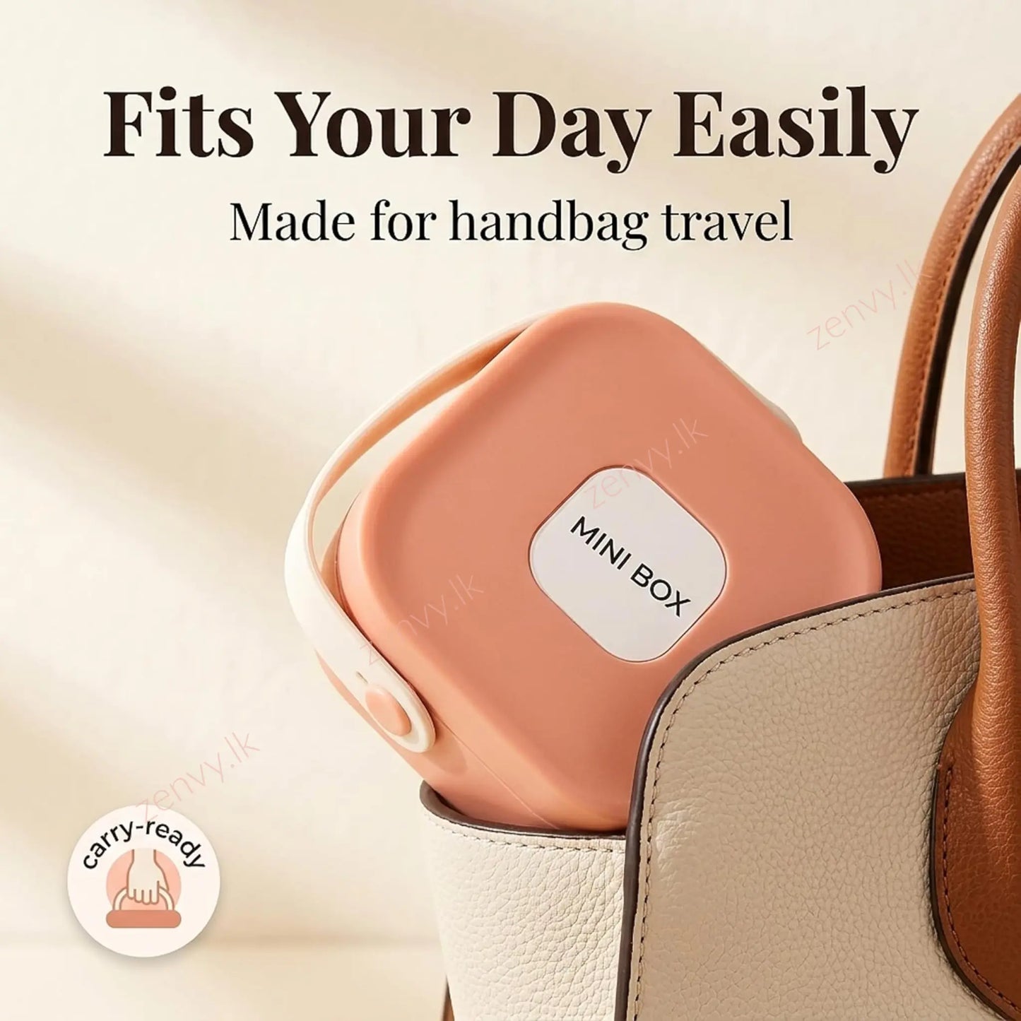 Buy Travel Mini Jewelry Box with Mirror Online in Sri Lanka | Zenvy.lk
