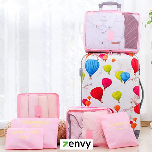 Travel Bags Best Price in Sri Lanka | 6 in 1 Packing Cube Luggage Set