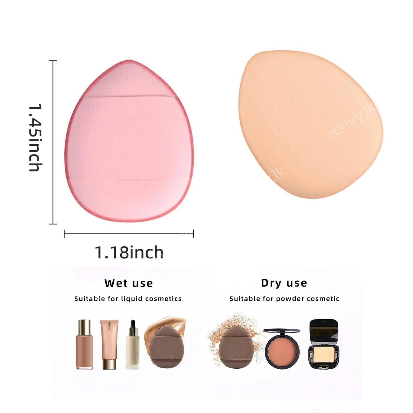 Premium Mini Beauty Makeup Finger Puff