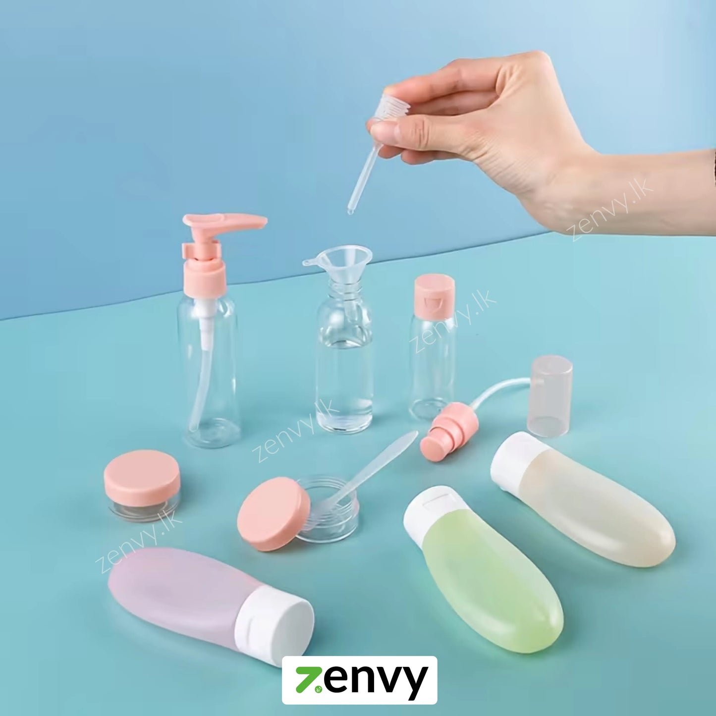 11pcs Refillable Travel Bottles Set 