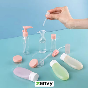 11pcs Refillable Travel Bottles Set 