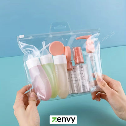 11pcs Refillable Travel Bottles Set 