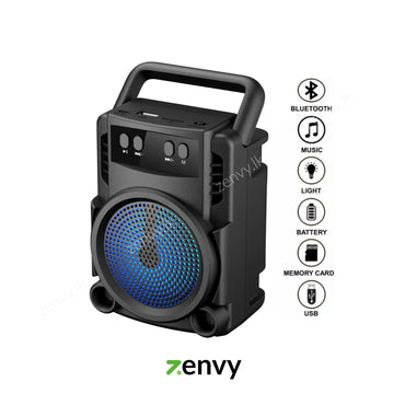 3" Greatnice Bluetooth Speaker with RGB Light  At Online Zenvy.lk