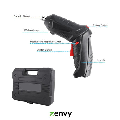 48 Pcs Cordless Electric Rechargeable Drill Tool Kit in Sri Lanka 
