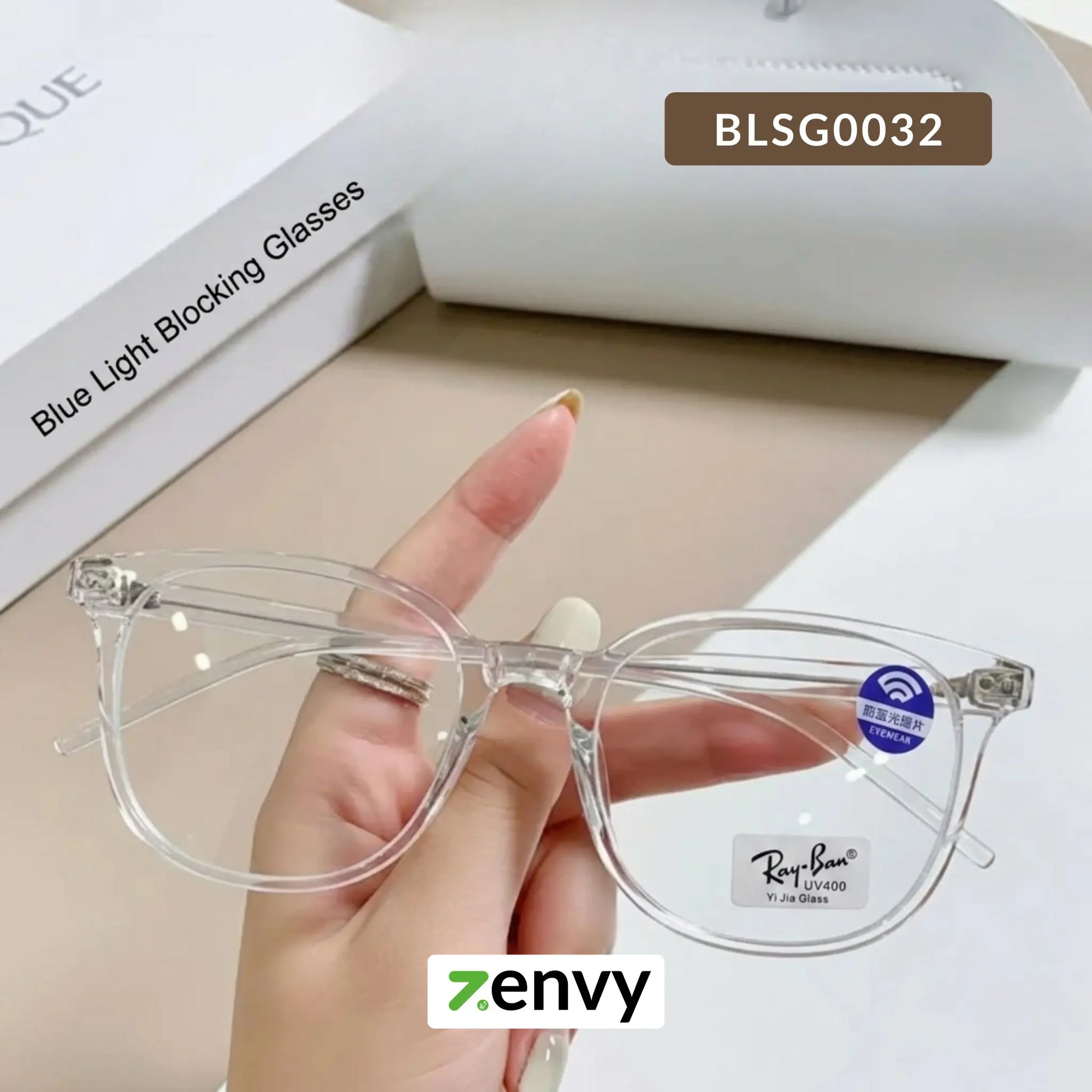 Stylish Blue Light Filter Glasses Women and Men - Clear Lens Protection Glasses Online in Sri Lanka -  Zenvy.lk