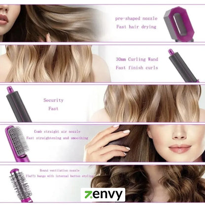 5 in 1 Hair Dryer Styling Tool – Straighten, Curl, Dry & Volumize in Sri Lanka