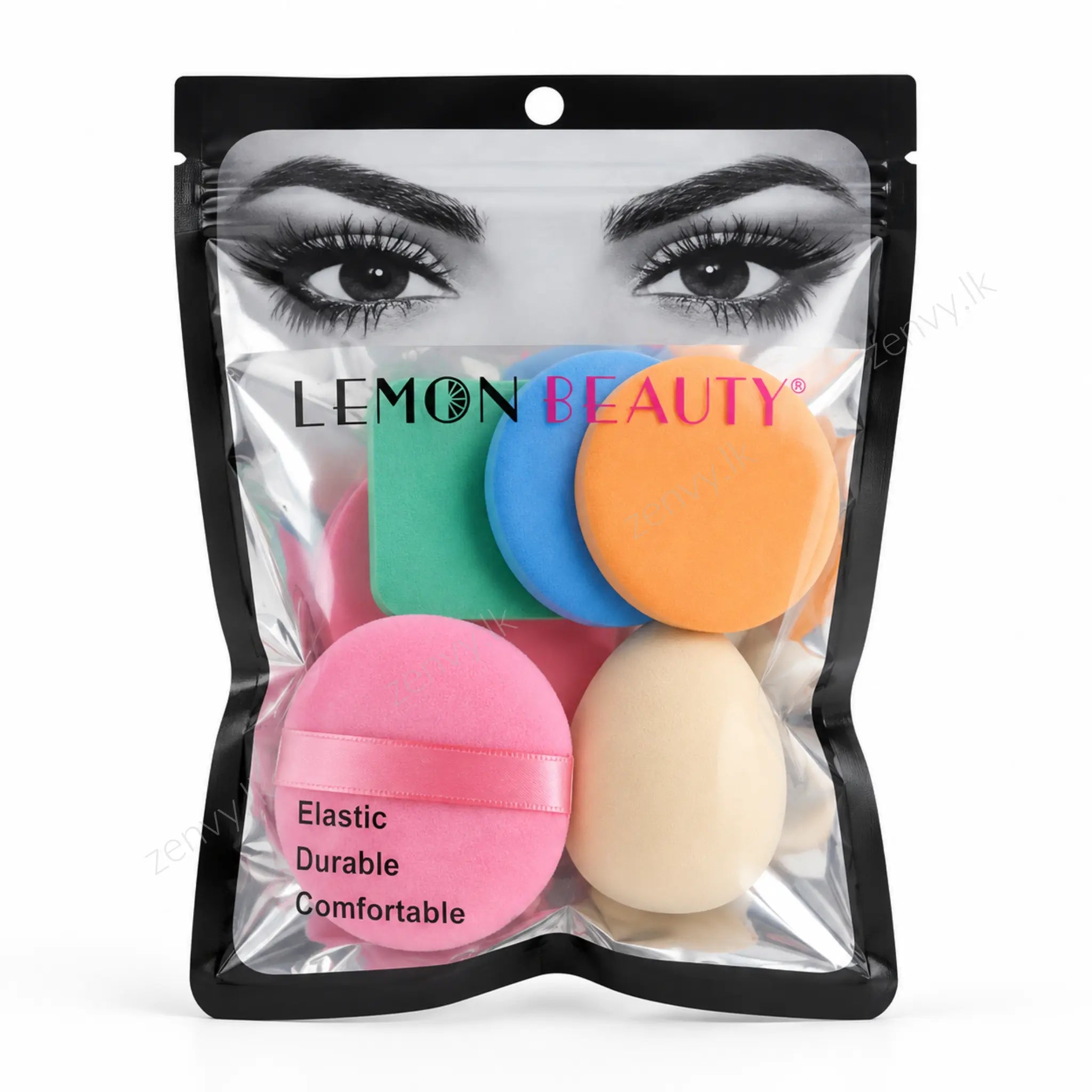 6 In 1 Makeup Beauty Blender Puff Kit
