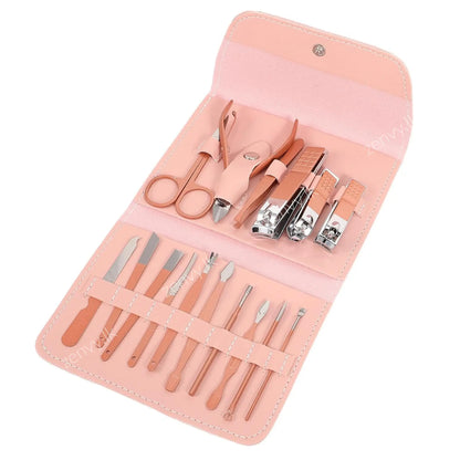 Buy 16 in 1 Pedicure Tools Kit with Pouch in Sri Lanka | Zenvy.lk