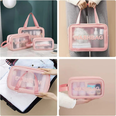 Buy 3 in 1 Transparent Waterproof Travel Storage Bags in Sri Lanka