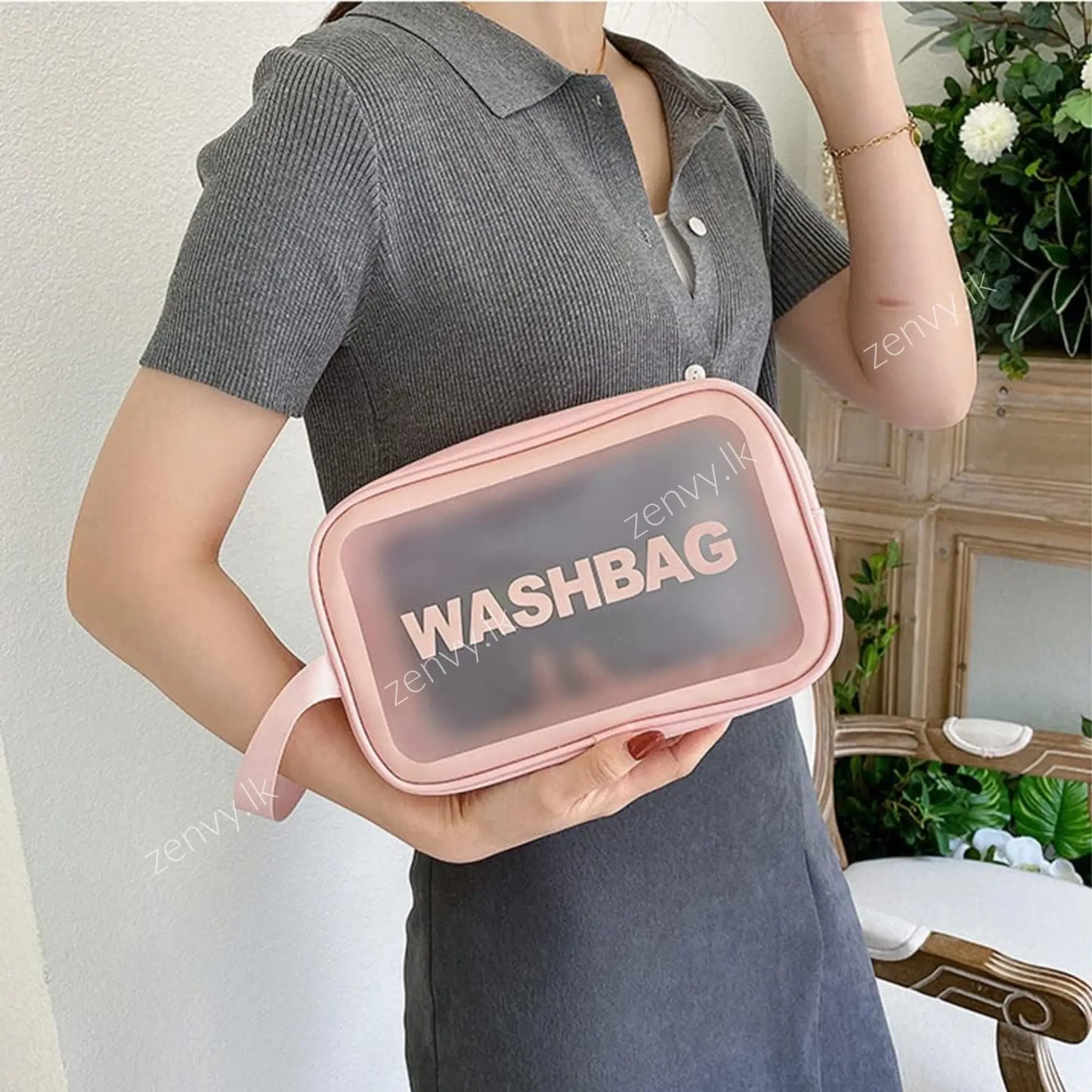 Buy 3 in 1 Transparent Waterproof Travel Storage Bags in Sri Lanka
