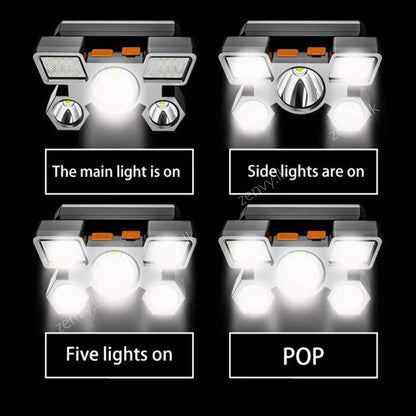 Buy 5 LED Rechargeable Headlamp Online in Sri Lanka | Zenvy.lk