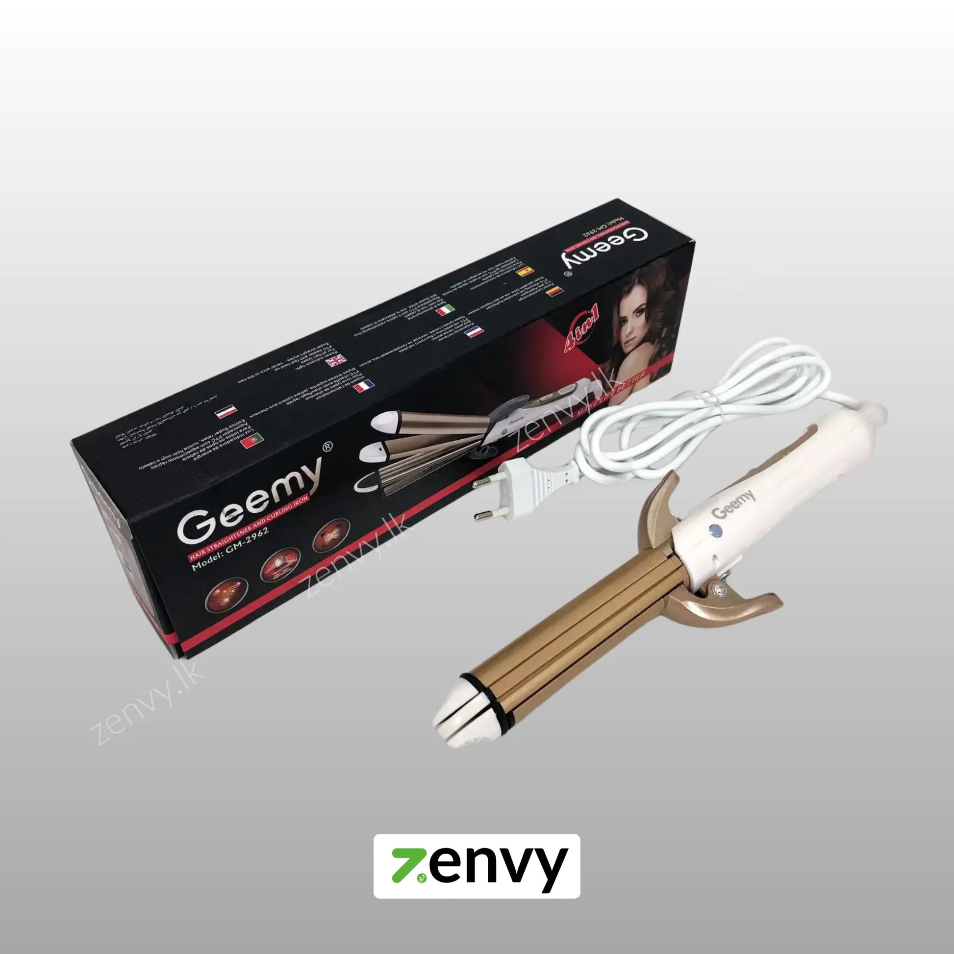 Buy Geemy 4-in-1 Hair Straightener & Curler | Best Price in Sri Lanka