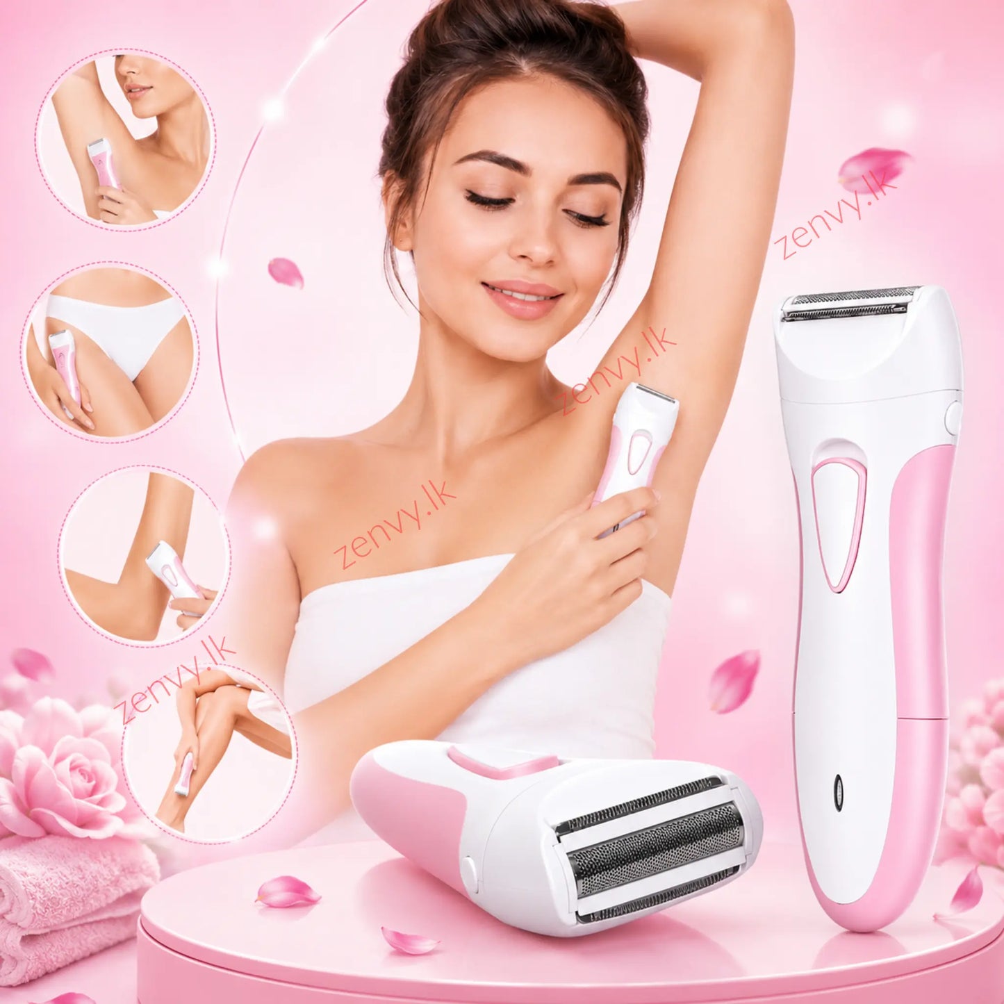 Buy Geemy Cordless Lady Shaver - Rechargeable Online in Sri Lanka At Zenvy.lk
