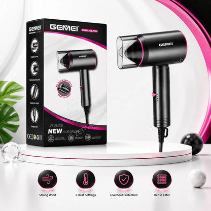 Buy Gemei Hair Dryer 1500W Online in Sri Lanka | Zenvy.lk