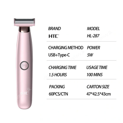Buy HTC Washable Ladies Shaver Online in Sri Lanka | Zenvy.lk