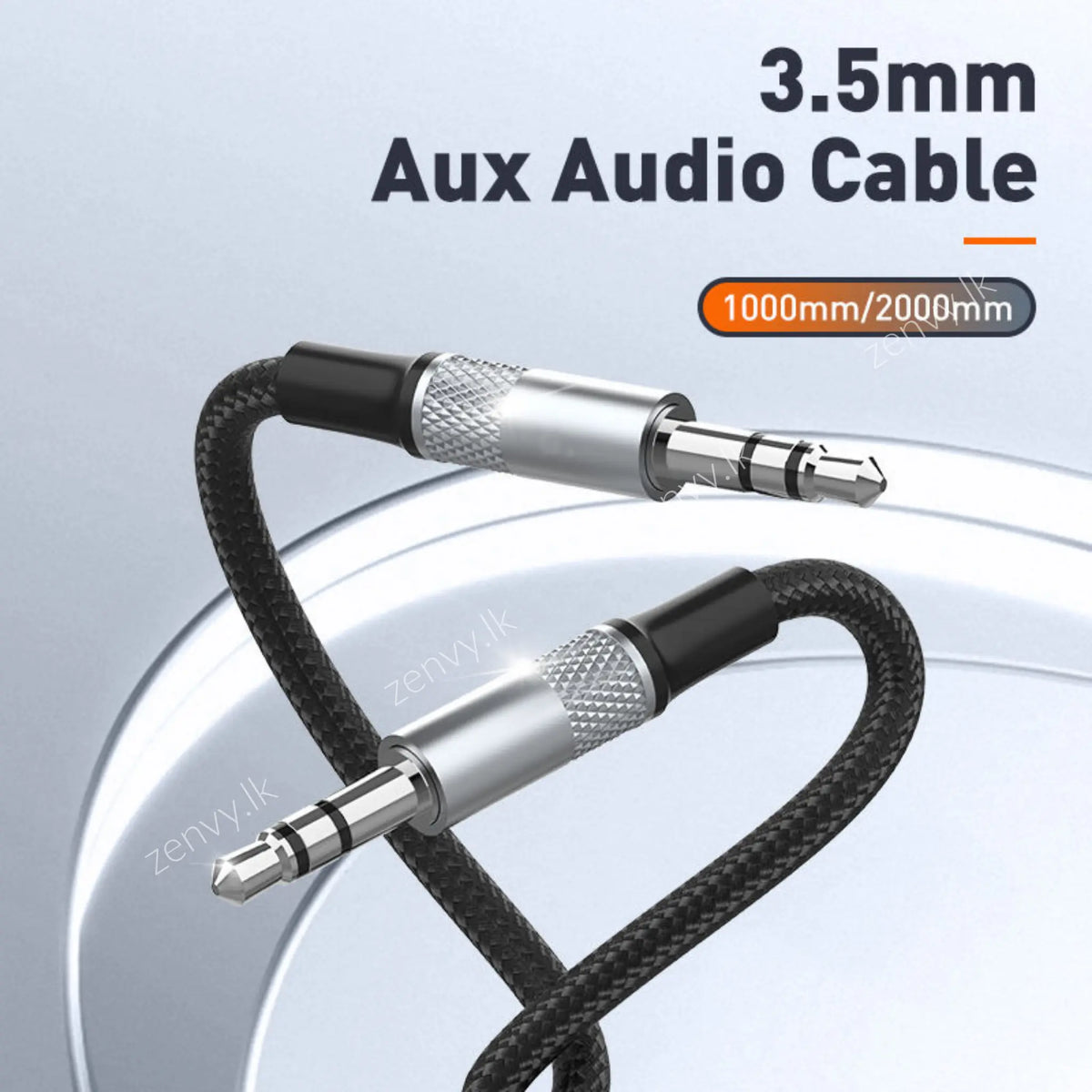 Buy LDNIO 3.5mm AUX Cable 2M Online in Sri Lanka | Zenvy.lk
