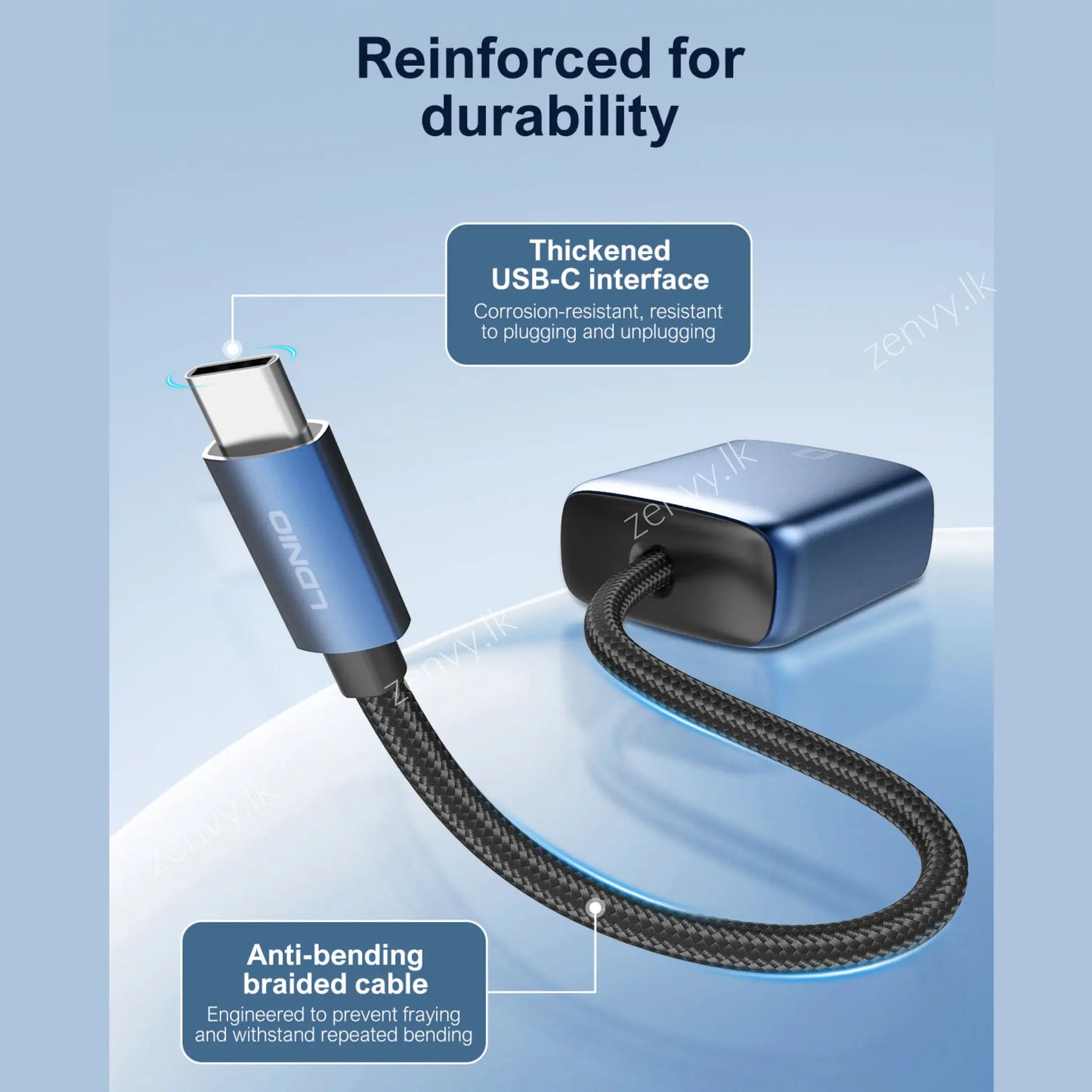 Buy LDNIO Type C to VGA Adapter 1080P 60Hz Converter in Sri Lanka