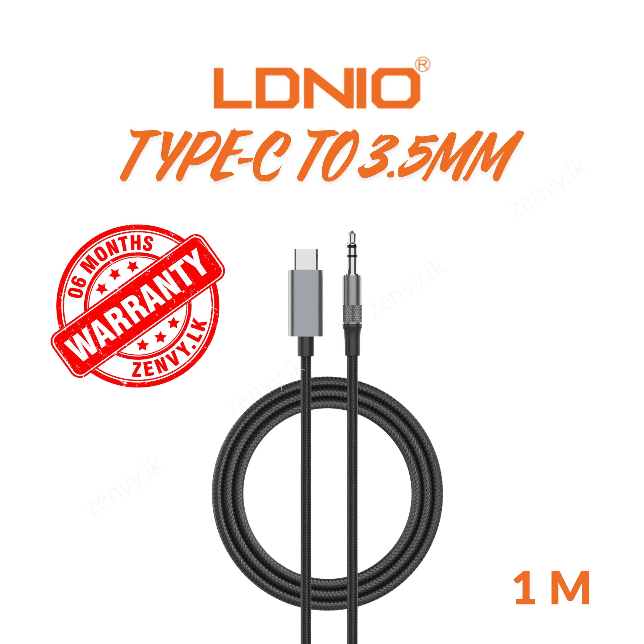 Buy LDNIO USB Type-C to 3.5mm Audio Cable 1M Online in Sri Lanka