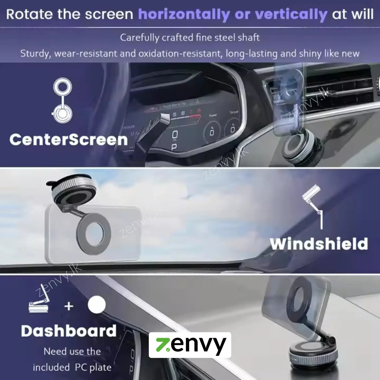 Buy Magnetic Car Phone Holder Best Price in Sri Lanka At Zenvy.lk