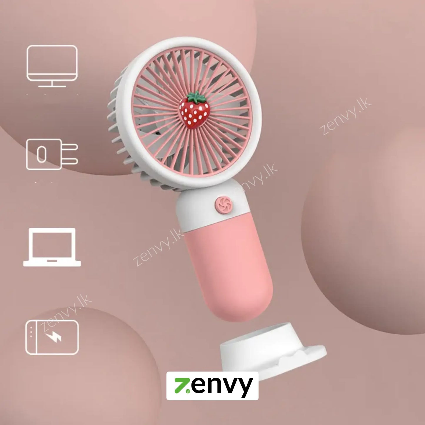 Buy Mini Hand Fan with Phone Holder Best Price in Sri Lanka 