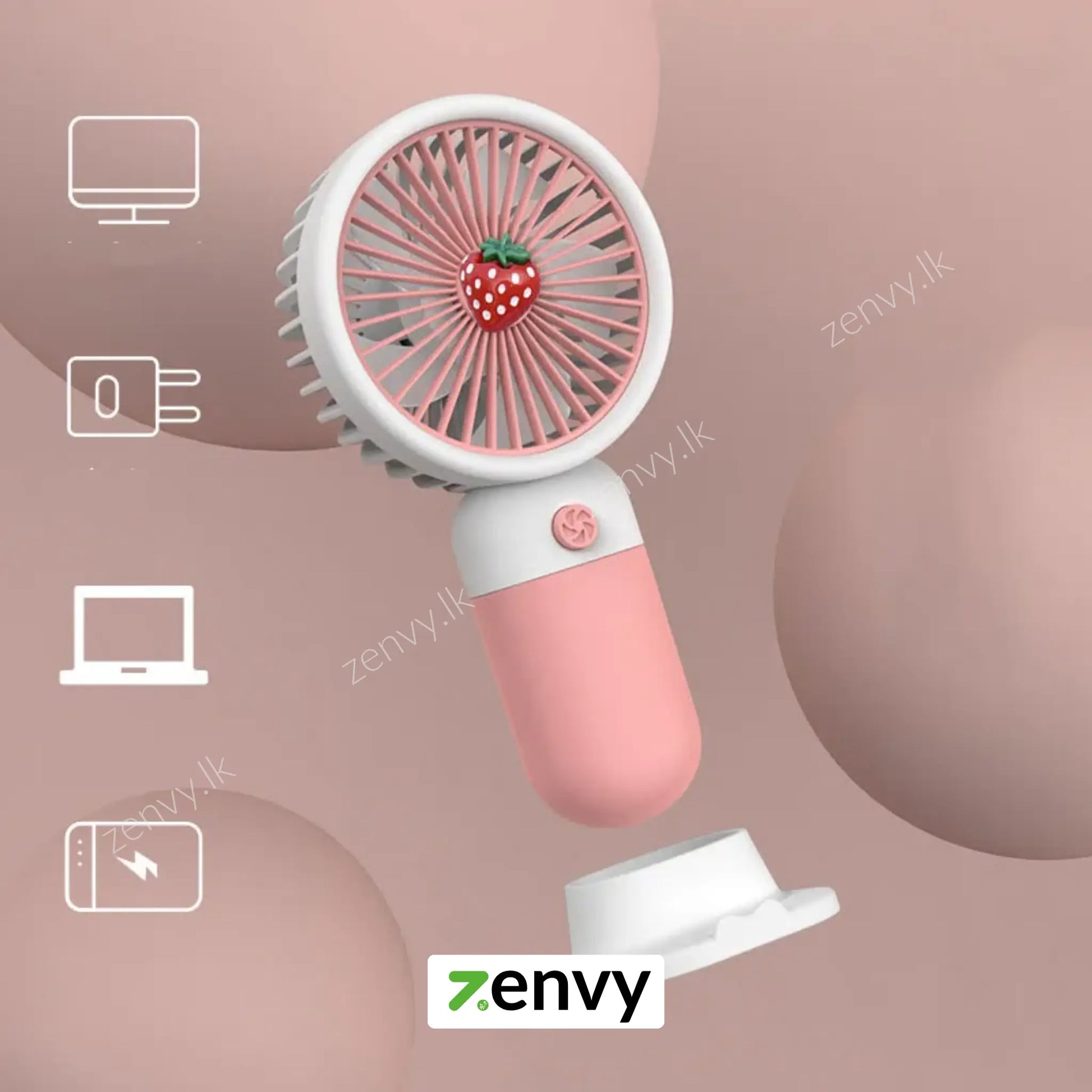 Buy Mini Hand Fan with Phone Holder Best Price in Sri Lanka 