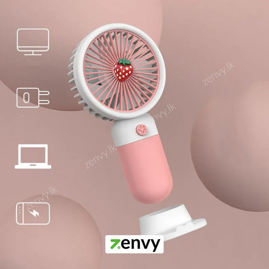 Buy Mini Hand Fan with Phone Holder Best Price in Sri Lanka 