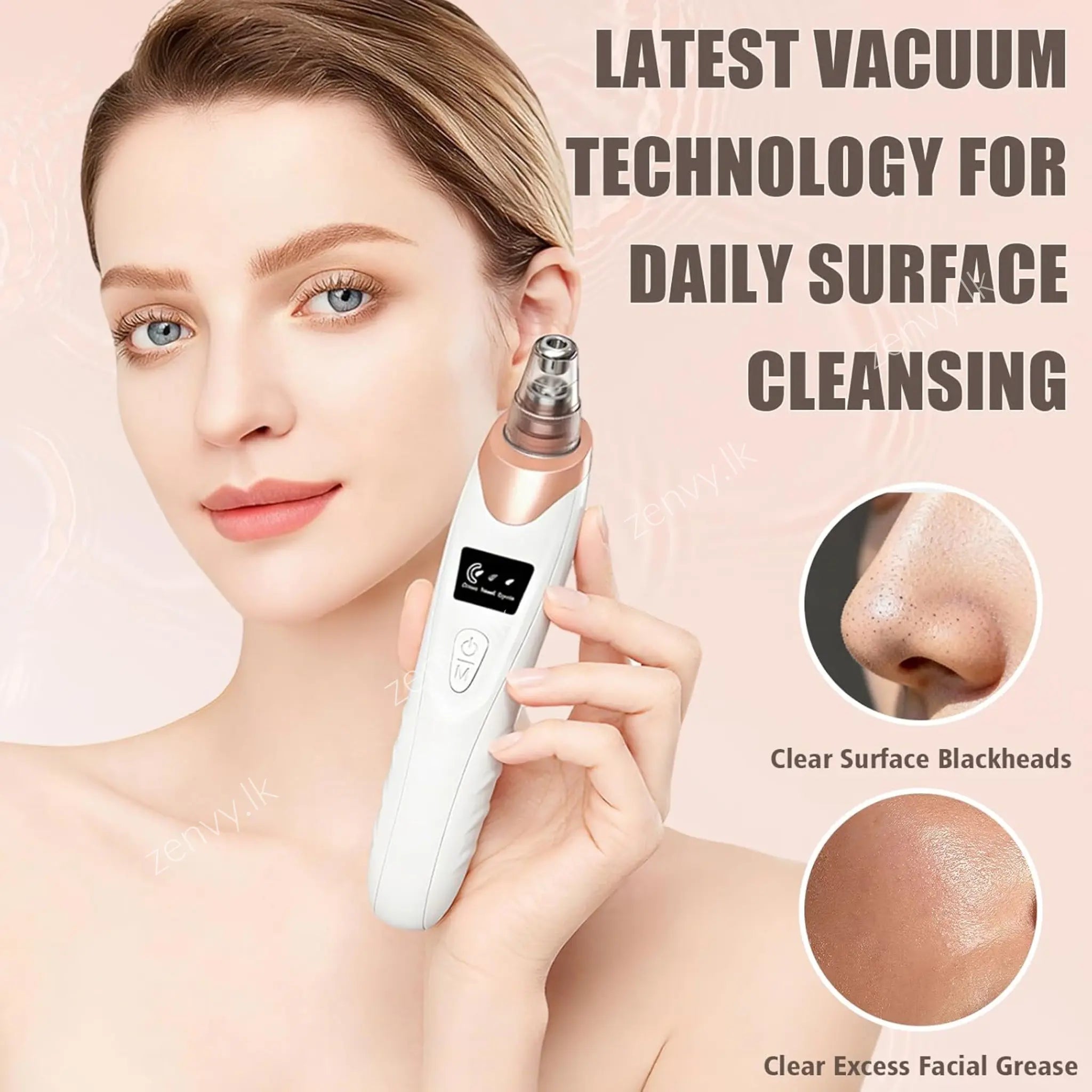 Buy Rechargeable Pore & Blackhead Remover Vacuum for Face in Sri Lanka