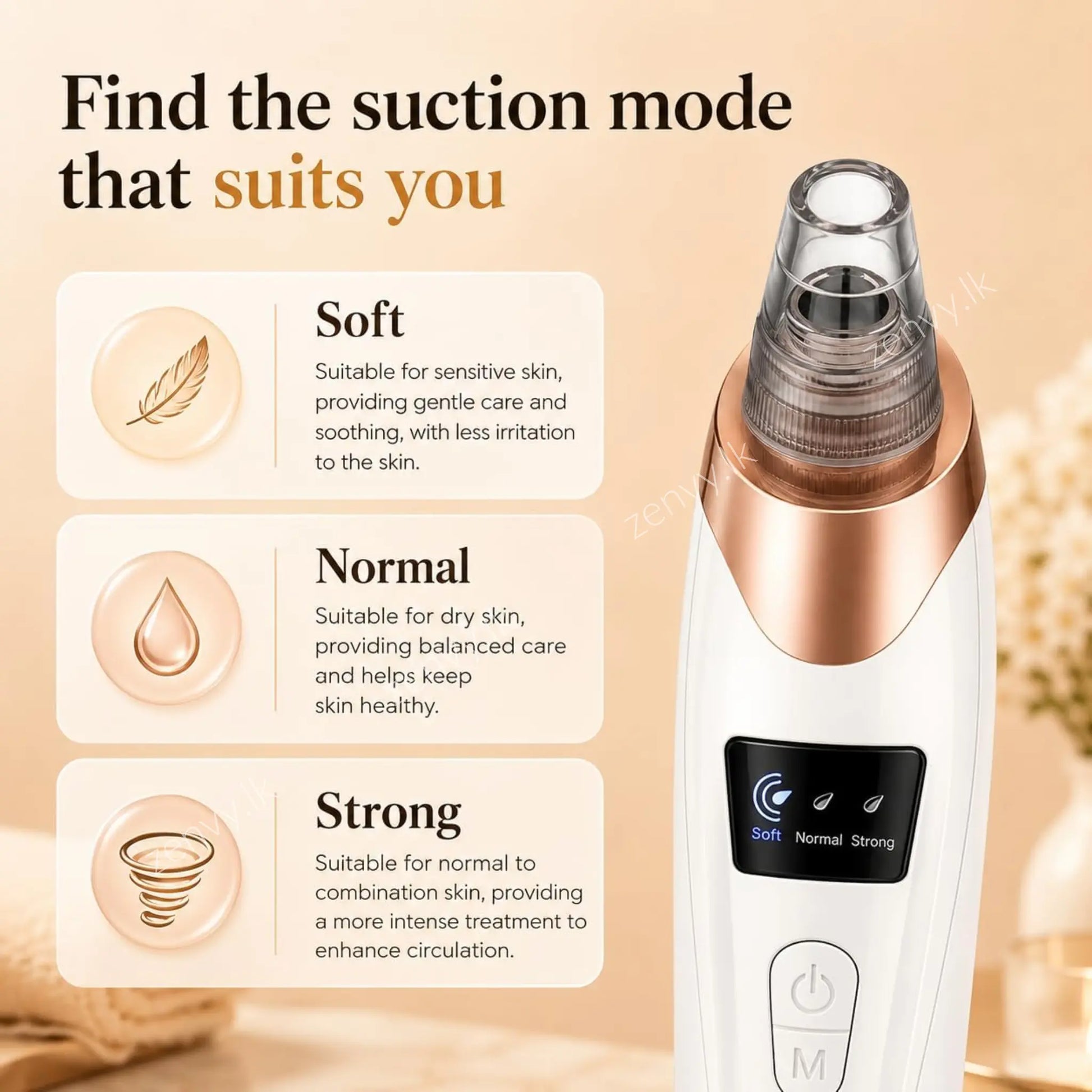 Buy Rechargeable Pore & Blackhead Remover Vacuum for Face in Sri Lanka