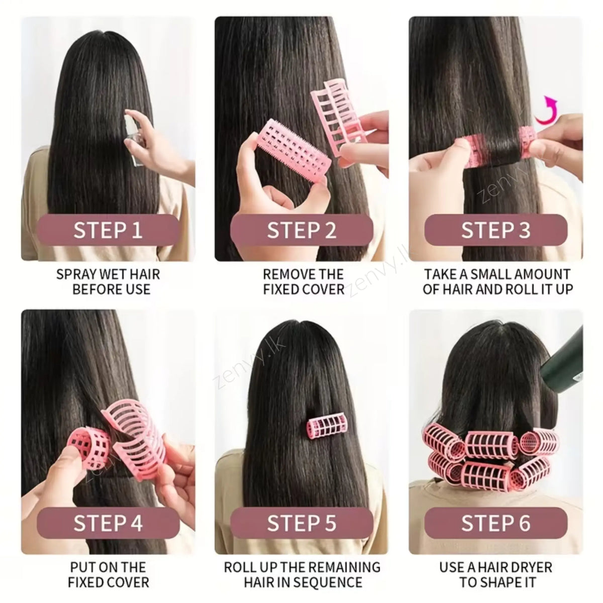Buy Self Grip Hair Rollers Set Online in Sri Lanka