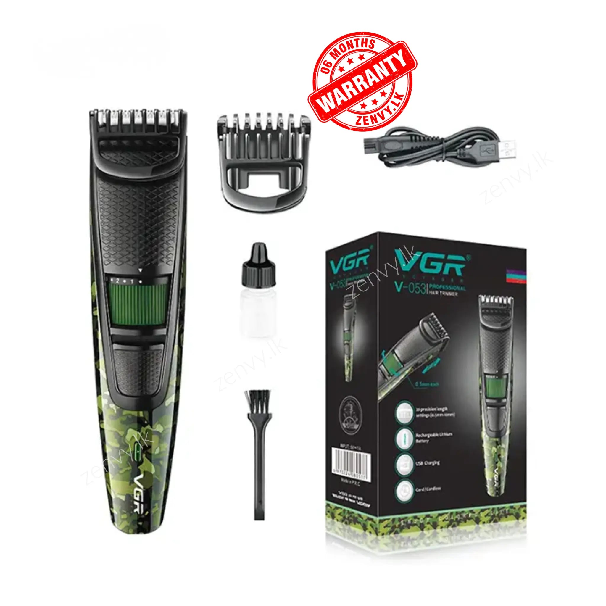 Buy VGR Hair Clipper & Trimmer for Men Online in Sri Lanka | Zenvy.lk