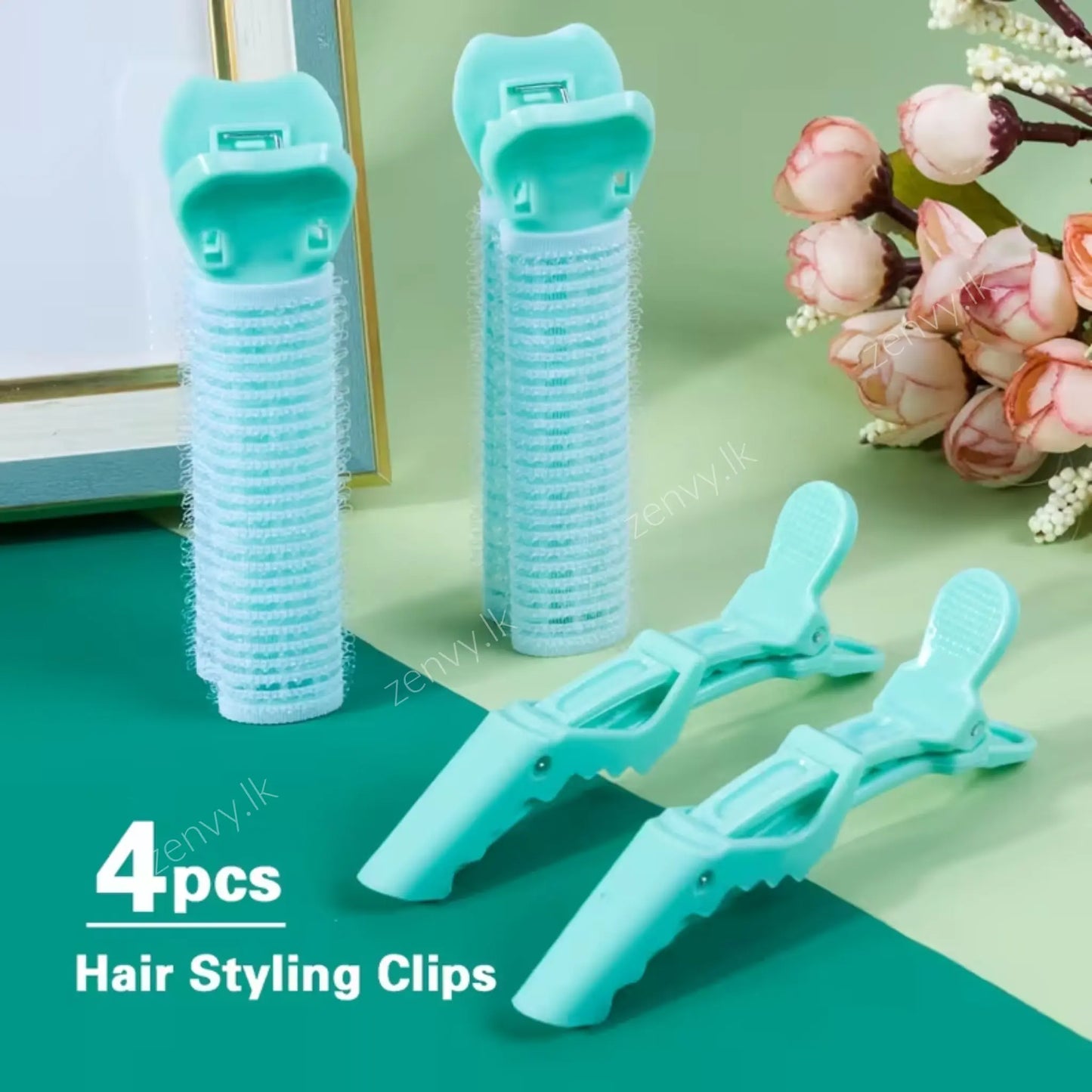 Buy Velcro Hair Rollers & Styling Clips Set Online in Sri Lanka