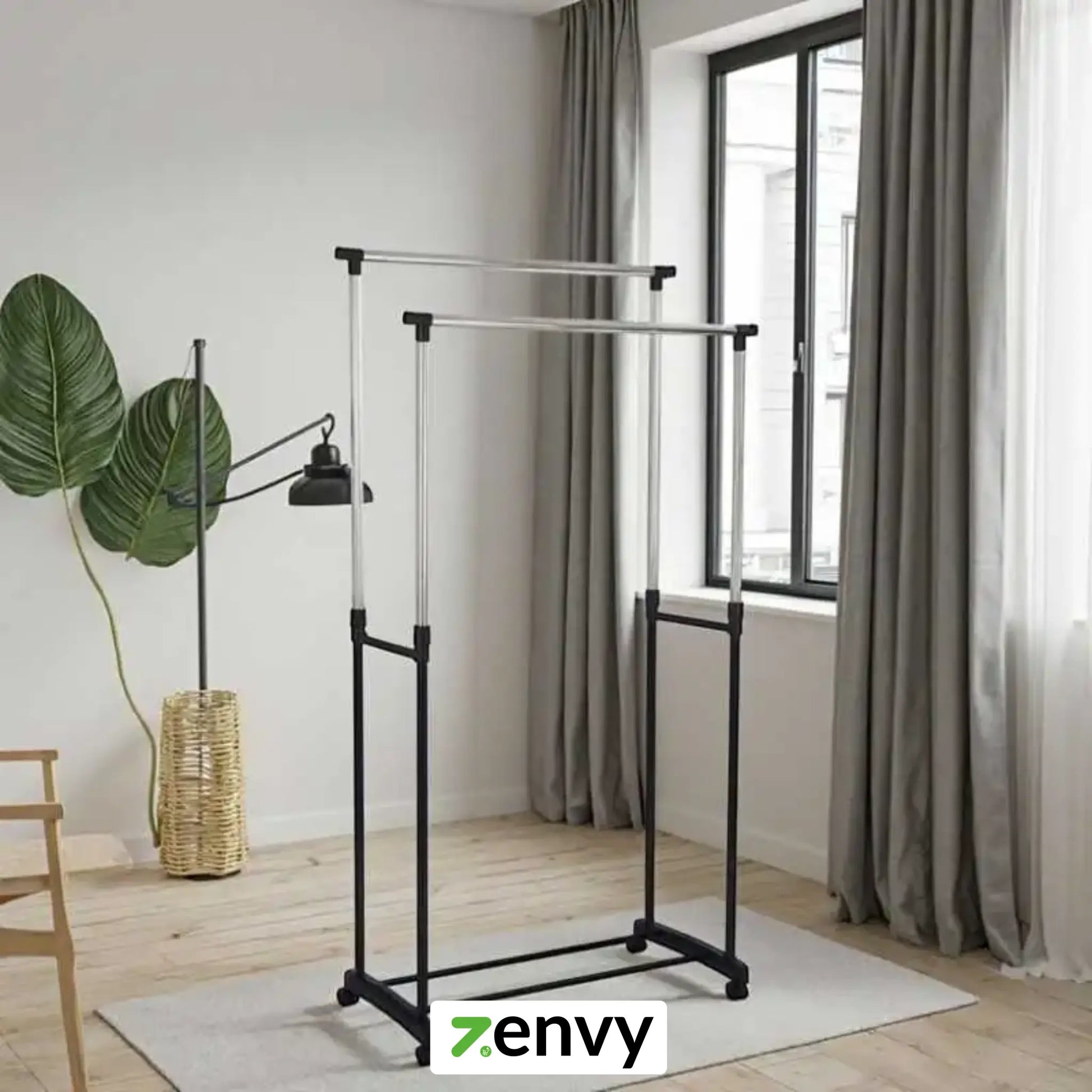 Cloth Rack Price in Sri Lanka | Stainless Double Pole Cloth Rack