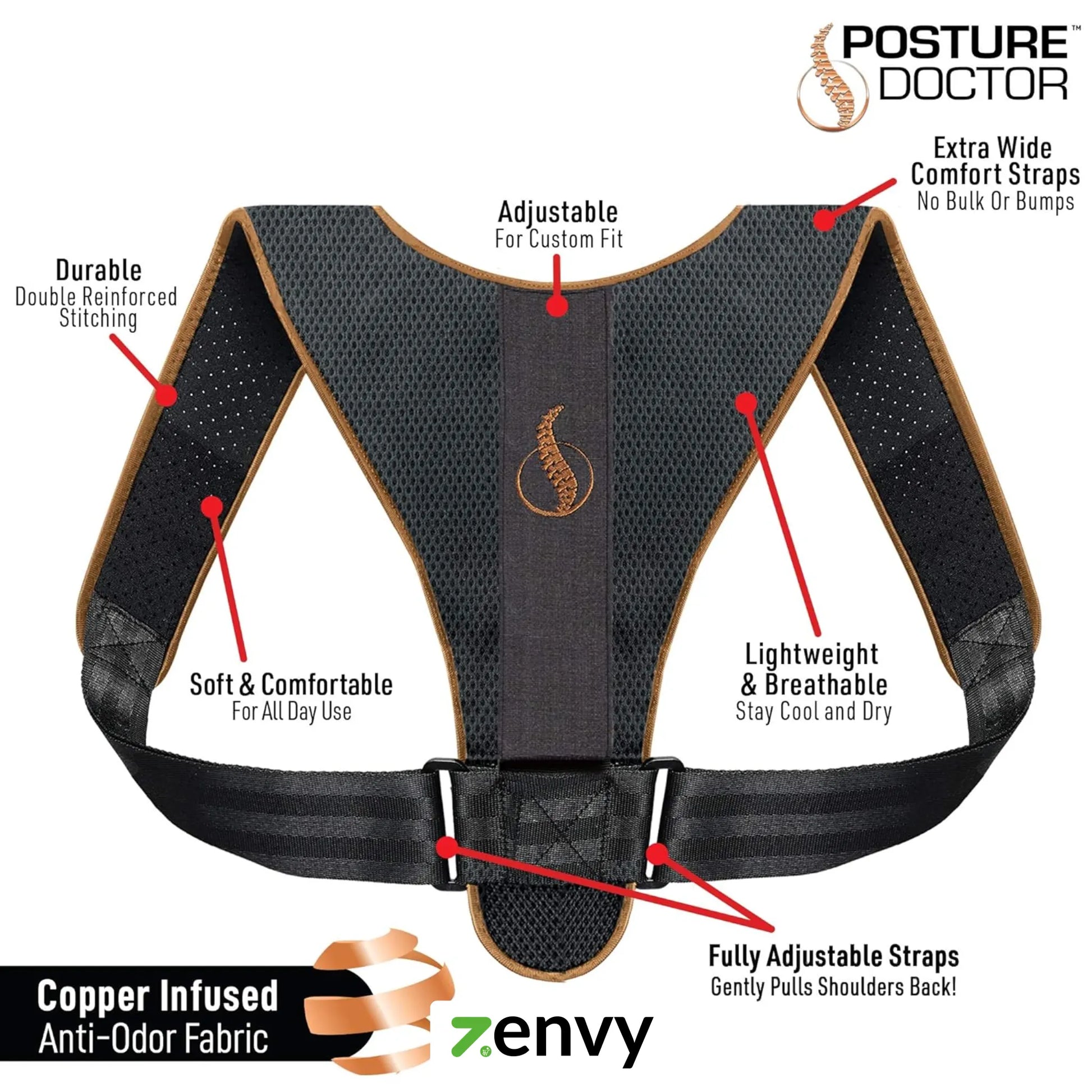 Posture Doctor Quick & Easy Posture Corrector For Men & Woman , Posture Doctor, best Price in Sri Lanka