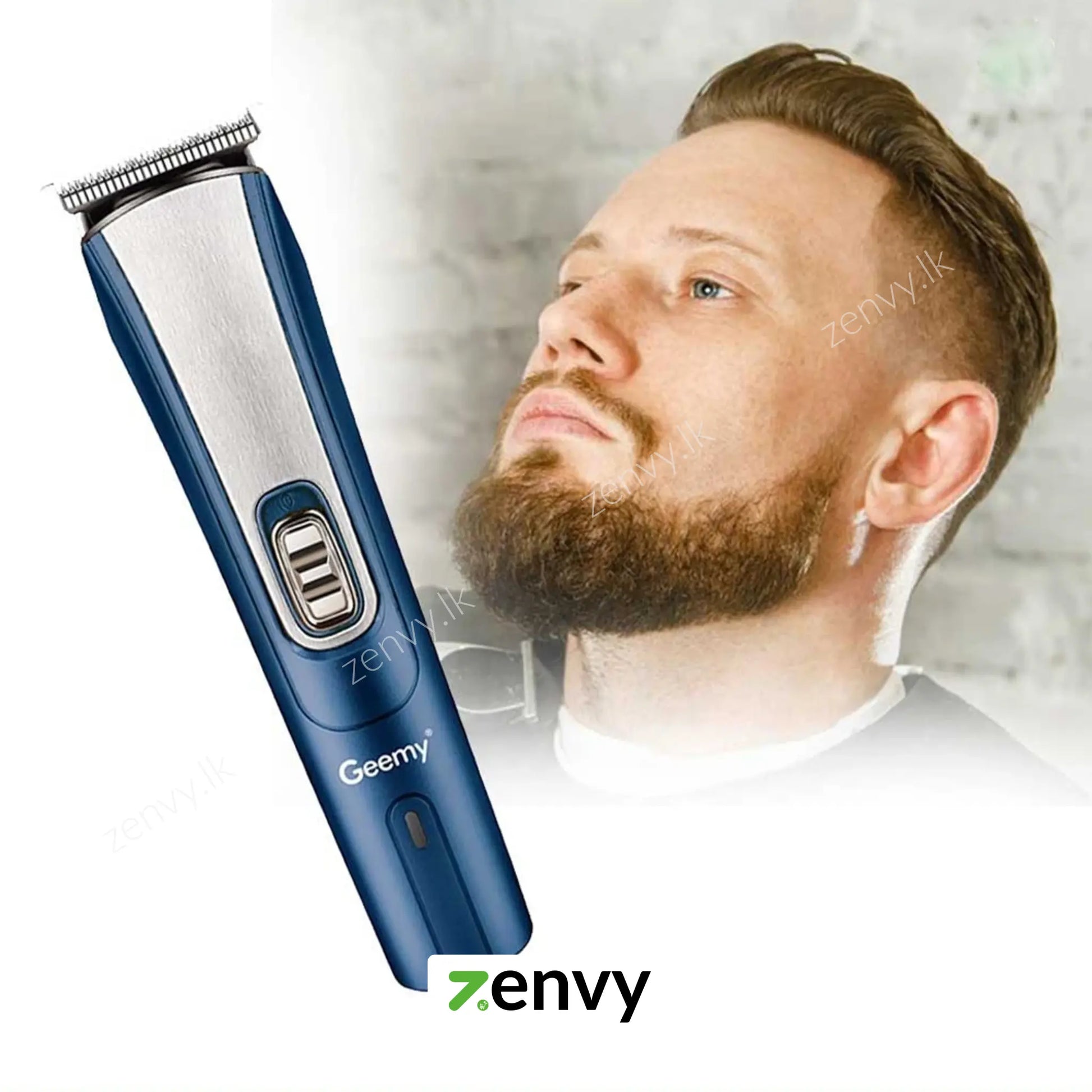 Geemy Rechargeable Hair Trimmer for Men | Sri Lanka | Zenvy.lk at Online