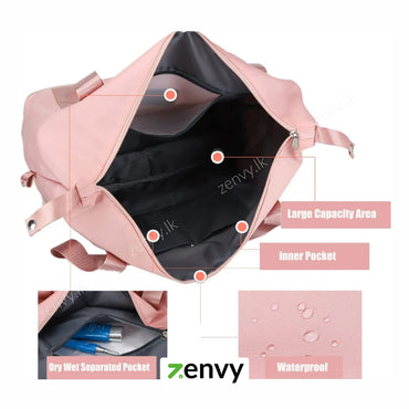 Large Capacity Folding Travel Bag For Women
