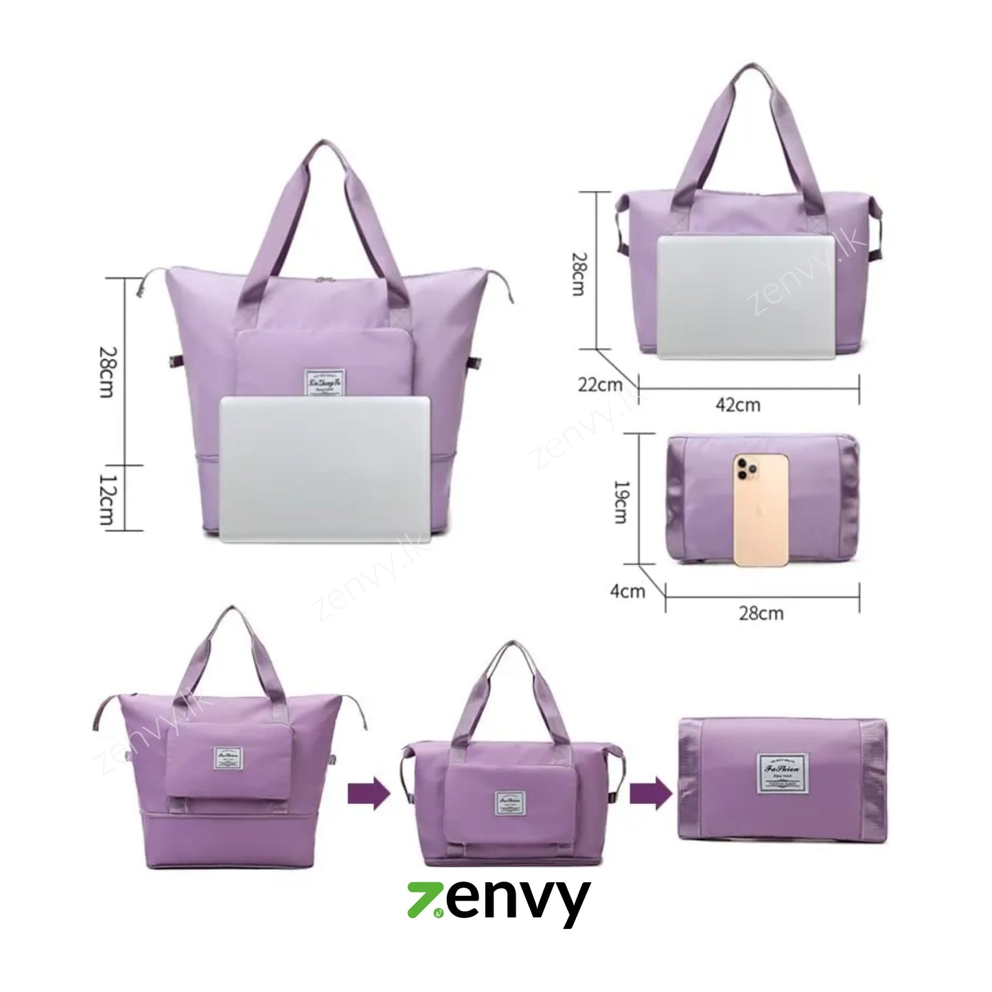 Large Capacity Folding Travel Bag For Women