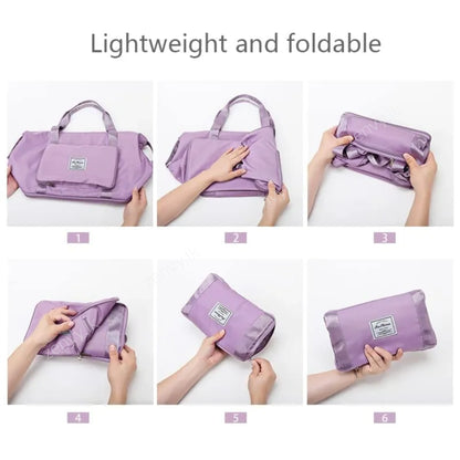 Large Capacity Folding Travel Bag For Women