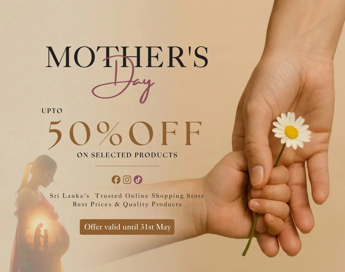Mothers day Promotion,
Zenvy.lk- Sri Lanka’s #1 Trusted Online Shopping Store – Best Prices & Quality Products