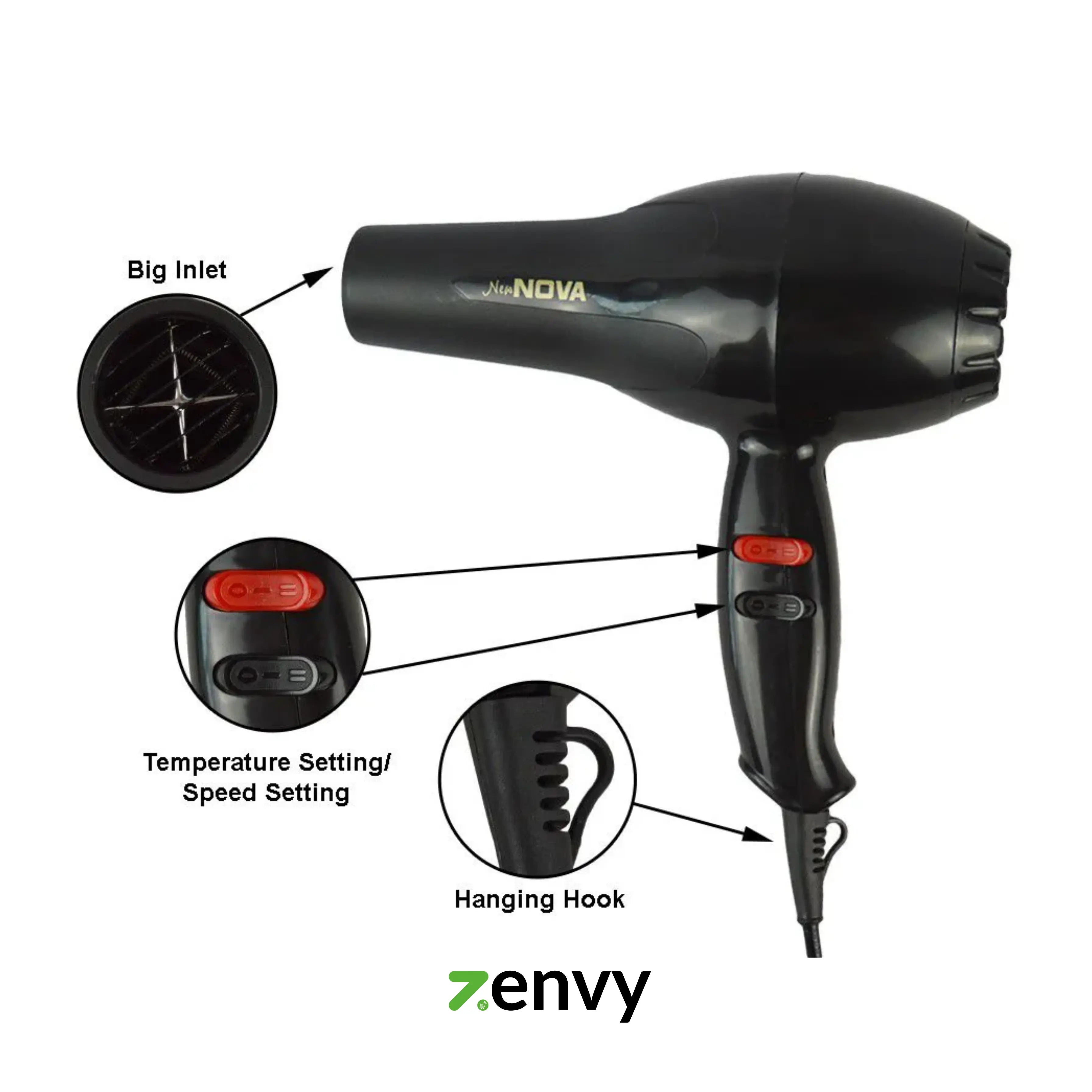 Nova 2000W  Hair Dryer Best Price in Sri Lanka At Online