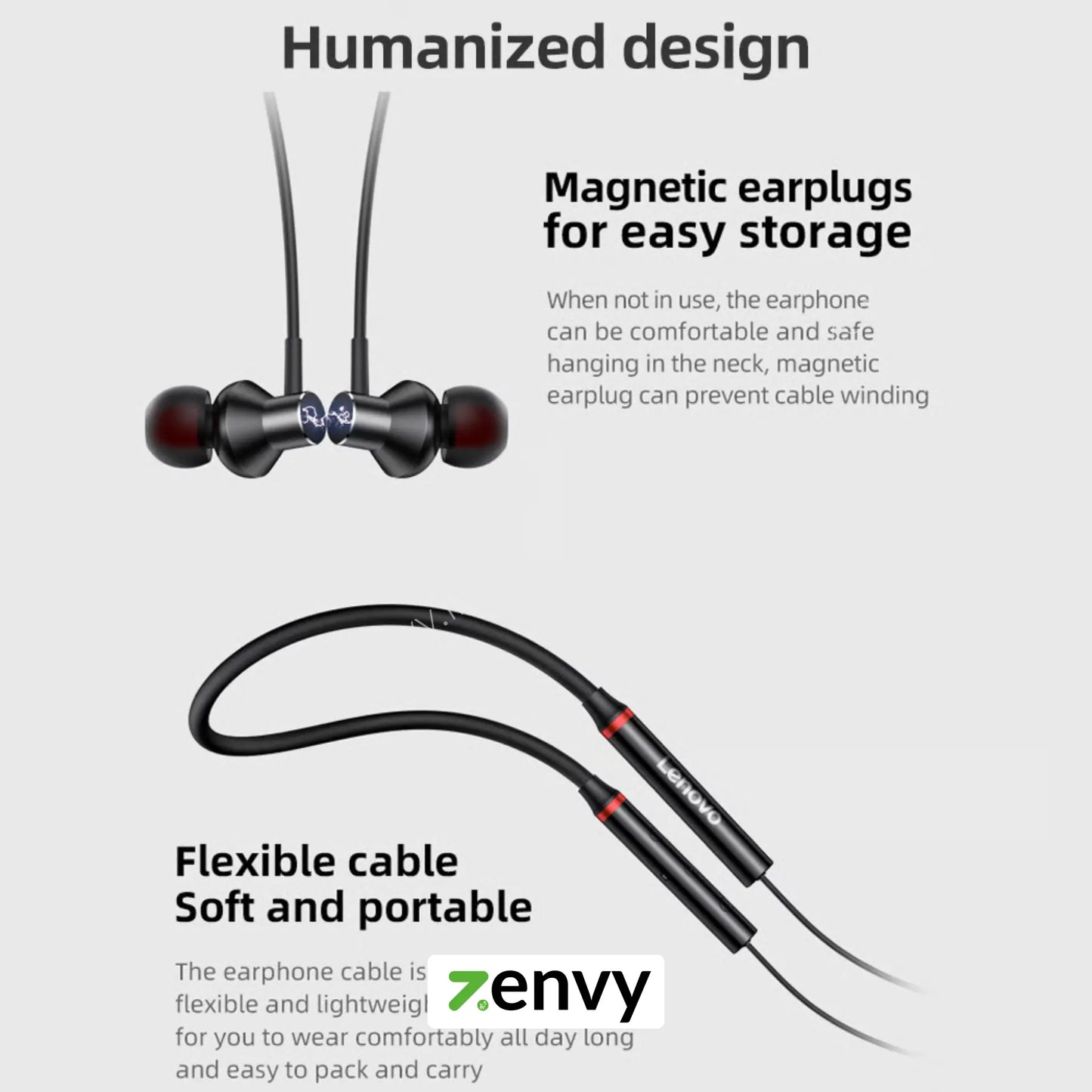 Shop Lenovo Neckband – Sports Wireless Earphones Online in Sri Lanka