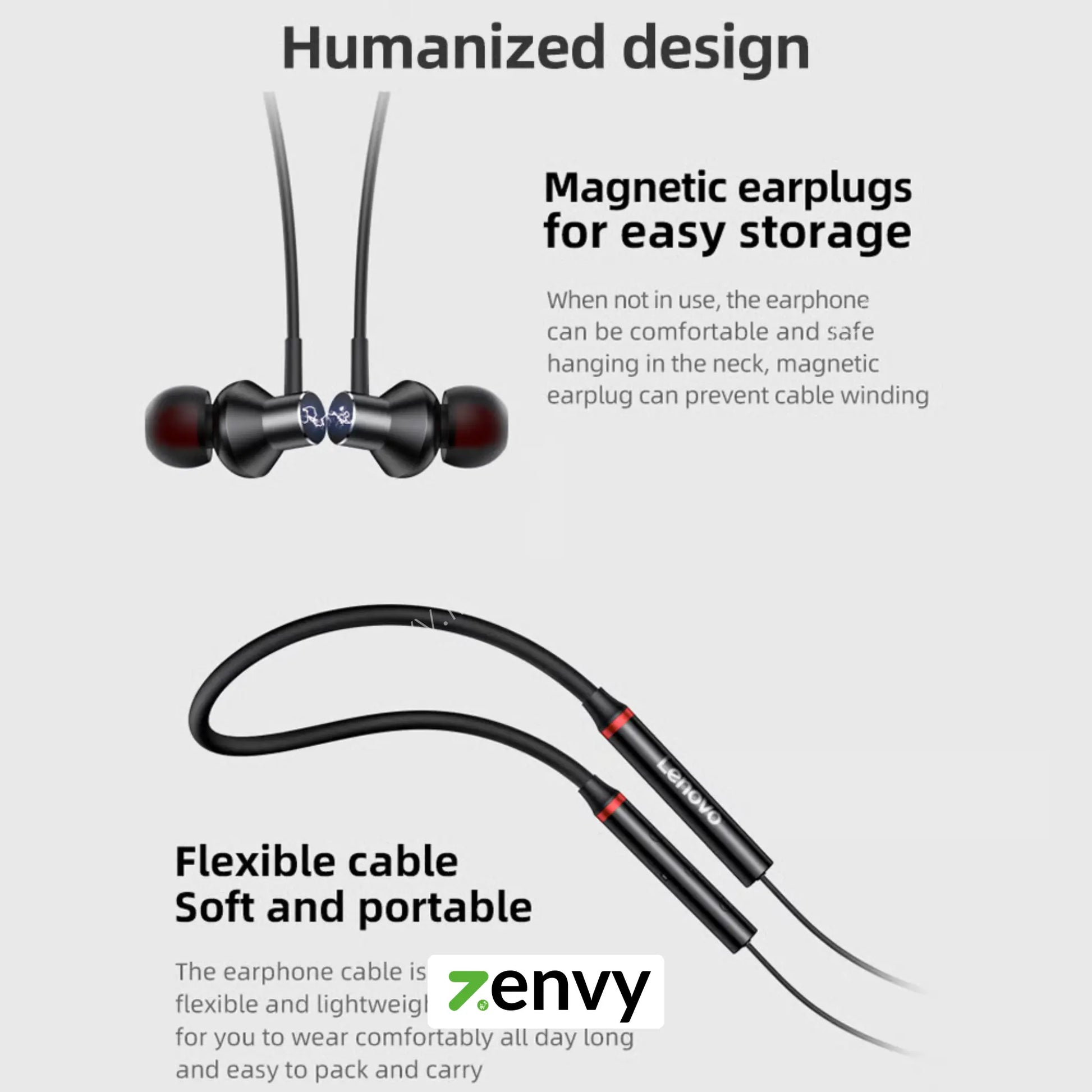 Shop Lenovo Neckband – Sports Wireless Earphones Online in Sri Lanka