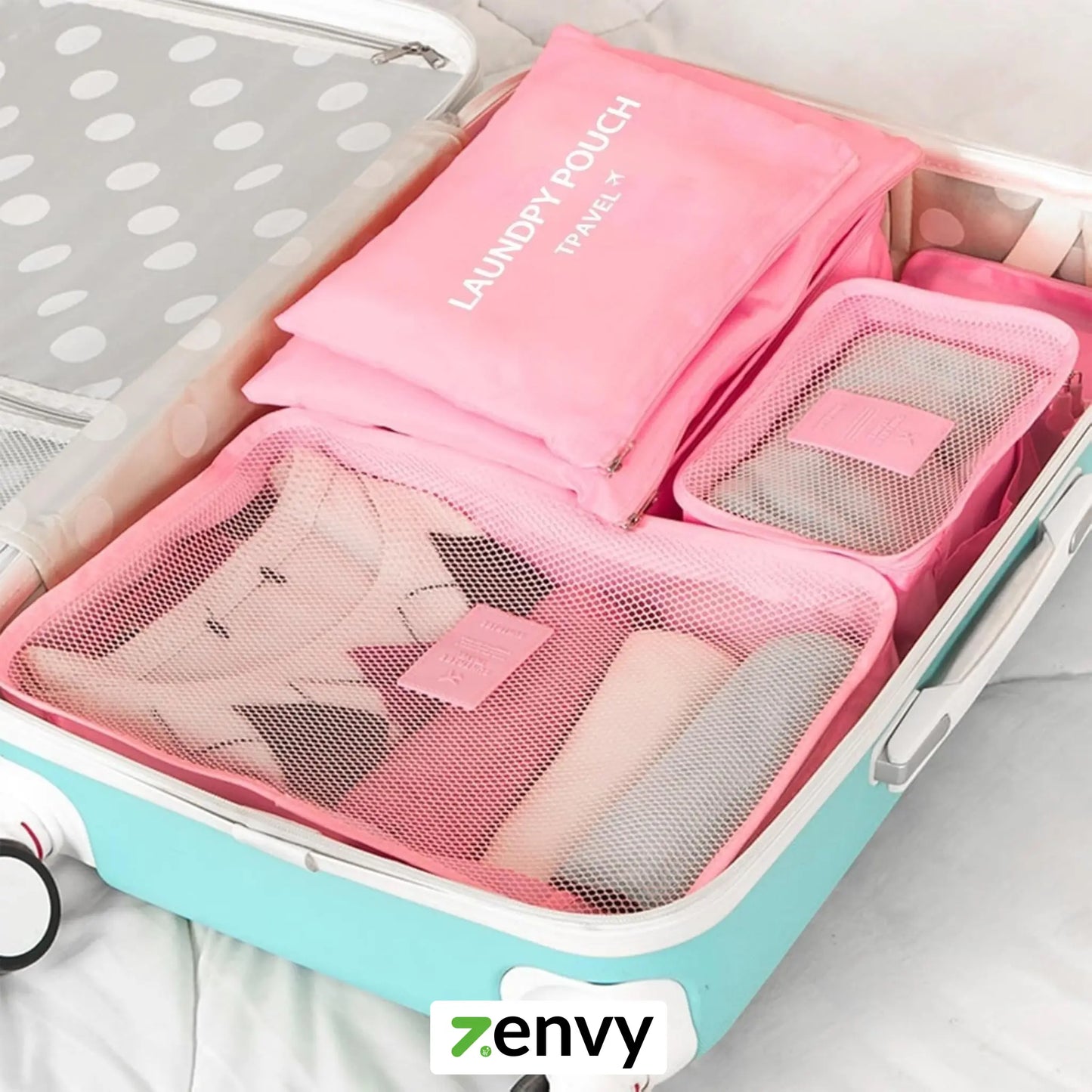 Travel Bags Best Price in Sri Lanka | 6 in 1 Packing Cube Luggage Set