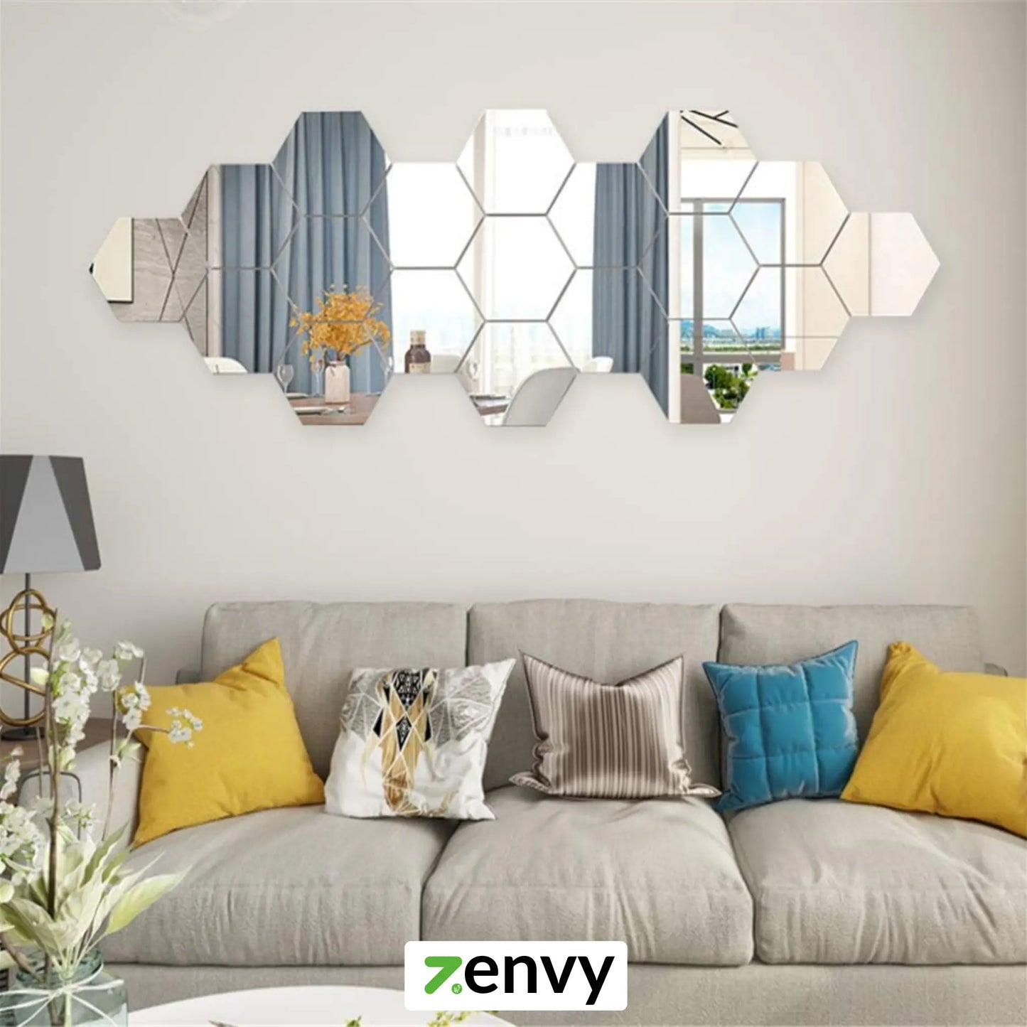 Wall Sticker Price in Sri Lanka | Mirror Wall Sticker 12 Piece Set 