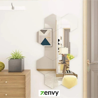 Wall Sticker Price in Sri Lanka | Mirror Wall Sticker 12 Piece Set 
